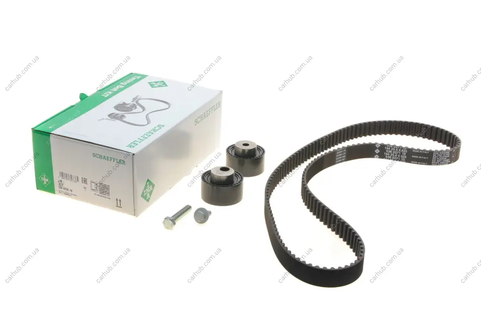 Комплект ГРМ (ремінь + ролик) CITROEN C8, EVASION, JUMPY I FIAT SCUDO, ULYSSE LANCIA PHEDRA PEUGEOT 806, 807, EXPERT SUZUKI GRAND VITARA I 2.0D 05.99- INA 530 0235 10 (фото 1)