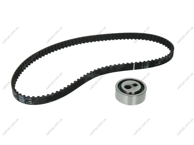 Комплект ГРМ (ремінь + ролик) CITROEN AX, BX, C15, SAXO, XSARA, XSARA PICASSO PEUGEOT 106 I, 106 II, 205 I, 205 II, 206, 306, 309 I, 405 II 1.3/1.4/1.6 04.83-12.12 INA 530 0252 10 (фото 1)