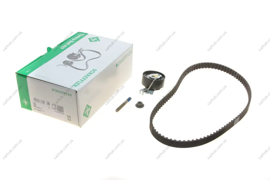 Комплект ГРМ (ремінь + ролик) CITROEN BERLINGO, C2, C2 ENTERPRISE, C3 I, C3 II, SAXO PEUGEOT 106 II, 206, 206+, PARTNER 1.1/1.1LPG 05.96-09.16 INA 530 0334 10 (фото 1)