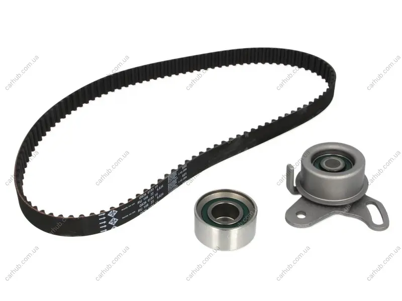 Комплект ГРМ (ремінь + ролик) HYUNDAI ACCENT, ACCENT I, ACCENT II, ACCENT III, COUPE I, COUPE II, ELANTRA III, GETZ, MATRIX KIA CEE\'D, CERATO I, RIO II 1.3-1.6 10.94-12.12 INA 530 0427 10 (фото 1)