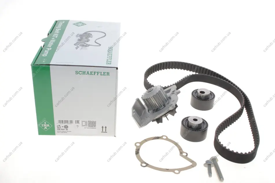 Комплект ГРМ (ремінь + ролик + водяний насос) CITROEN JUMPER II PEUGEOT BOXER 2.2D 12.01-06.06 INA 530 0447 30 (фото 1)