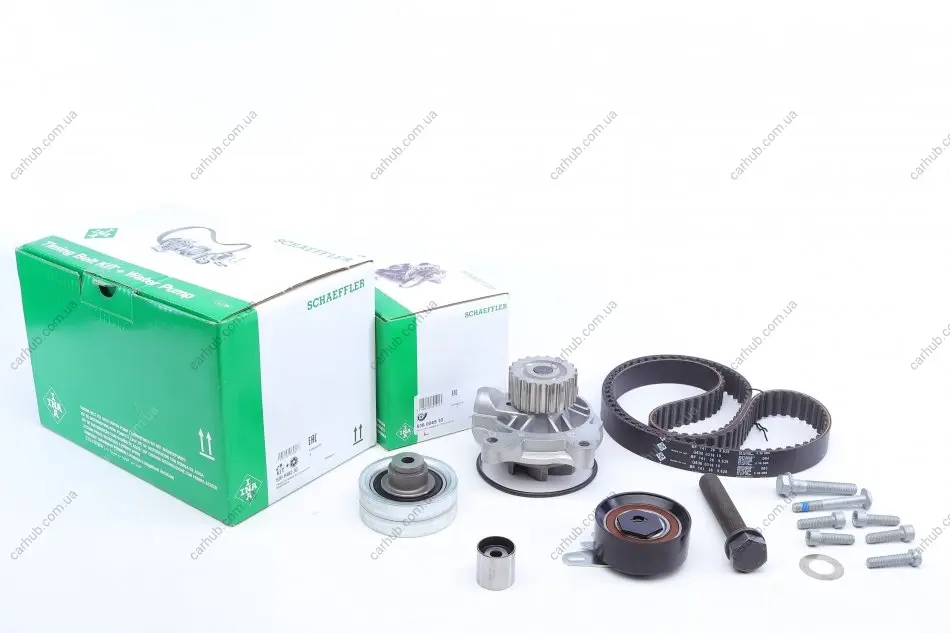 Комплект ГРМ (ремінь + ролик + водяний насос) SKODA SCALA VW CRAFTER 30-35, CRAFTER 30-50 1.6D/2.5D 04.06- INA 530 0482 30 (фото 1)