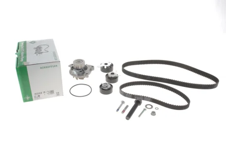 Комплект ГРМ (ремінь + ролик + водяний насос) AUDI A6 C4 VW LT 28-35 II, LT 28-46 II, TRANSPORTER T4 2.4D/2.5D 07.90-07.06 INA 530 0483 30