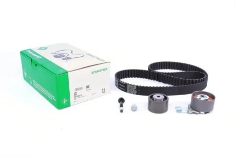 Комплект ГРМ (ремінь + ролик) VOLVO C30, C70 II, S40 II, S60 I, S60 II, S80 I, S80 II, V40, V50, V60 I, V70 II, V70 III, XC60 I, XC70 I, XC70 II, XC90 I 2.0D/2.4D/2.4DH 01.01-07.18 INA 530 0582 10
