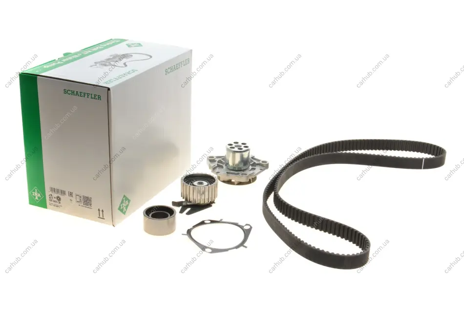 Комплект ГРМ + помпа Alfa Romeo 159 2.4 JTDM 07-11 (199x24) (538 0714 10) INA 530 0625 30 (фото 1)