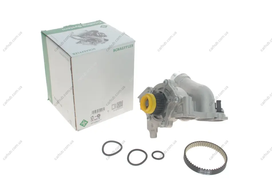 Помпа води Skoda Octavia/Superb/VW Golf V/VI/Passat/Sharan/Tiguan 04-18 (+ ремінь) INA 530 0845 30 (фото 1)