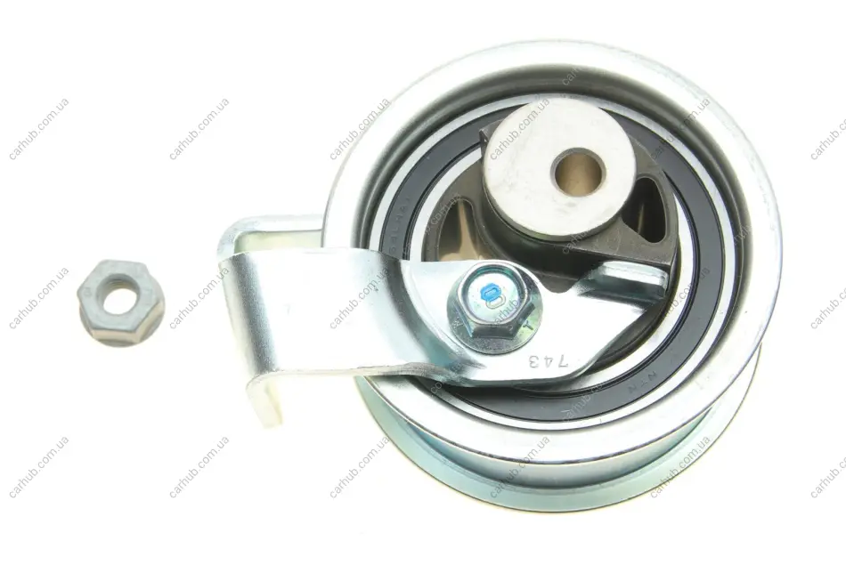 Натягуючий ролик ременя ГРМ AUDI A2, A3, A4 B5, A4 B6, A6 C5 FORD GALAXY I SEAT ALHAMBRA, AROSA, LEON, TOLEDO II SKODA FABIA I, FABIA I PRAKTIK, OCTAVIA I 1.2D/1.4D/1.9D 03.95-09.10 INA 531 0436 20 (фото 1)