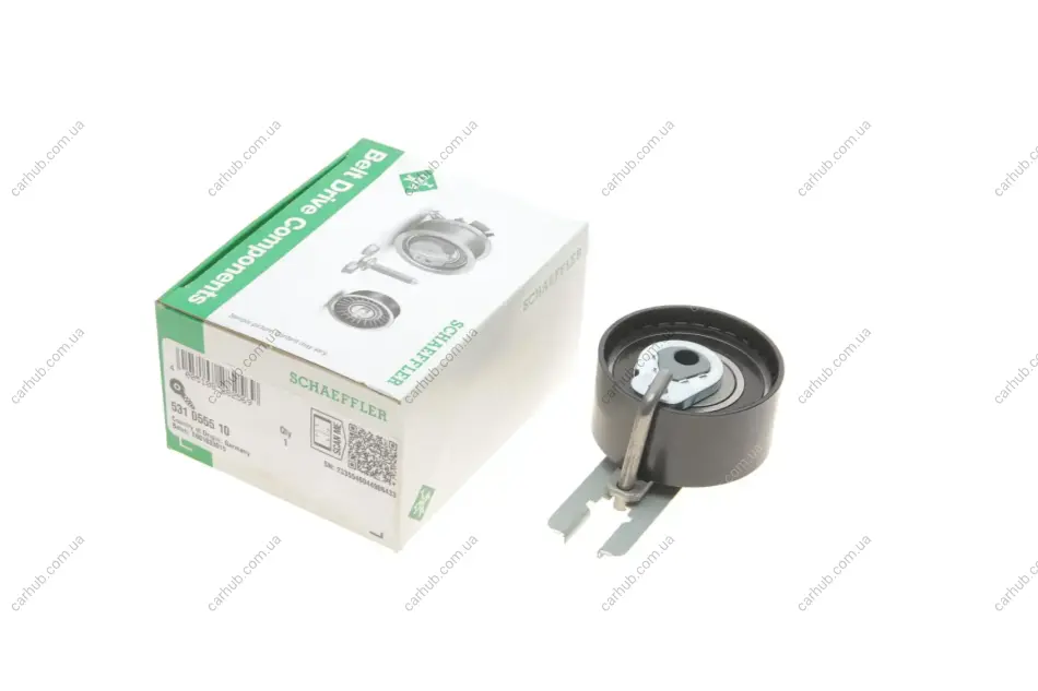Натягуючий ролик ременя ГРМ VOLVO C30, S40 II, S80 II, V50, V70 III CITROEN BERLINGO, BERLINGO MULTISPACE, C1, C2, C2 ENTERPRISE, C3 I, C3 II, C3 PICASSO, C3 PLURIEL, C4 1.4D/1.6D 09.01- INA 531 0555 10 (фото 1)