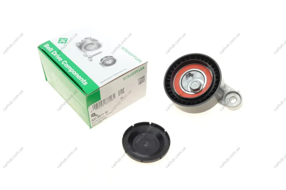 Ролик генератора Skoda Fabia/VW Polo 1.0/1.6 14- (натяжний) (75х26) INA 531 0871 10 (фото 1)