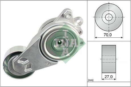 Натяжник ременя генератора Toyota Corolla/Yaris 01-12 INA 534 0408 10