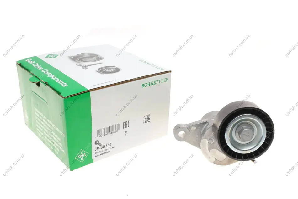Натяжник ременя генератора Citroen C3 II/C4 1.4-1.6HDi 09- INA 534 0427 10 (фото 1)