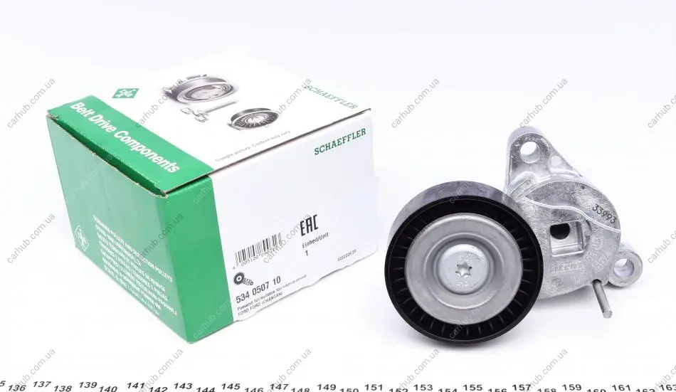Натяжник ременя генератора Ford Transit Courier 1.0 EcoBoost 13- INA 534 0507 10 (фото 1)