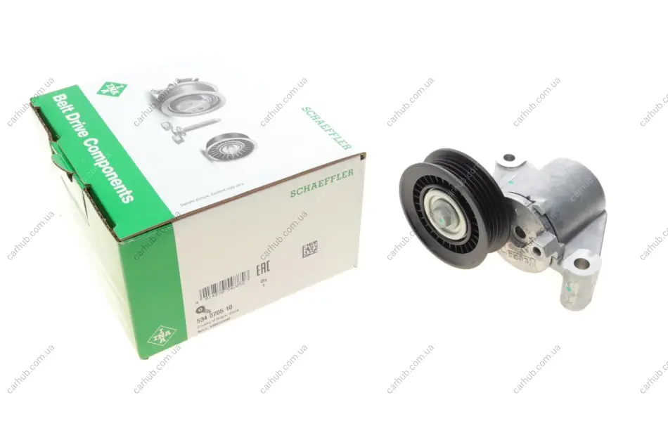 Натяжник ременя генератора Ford Transit Connect 2.5 Duratec 13- (72.5x21.5) INA 534 0705 10 (фото 1)