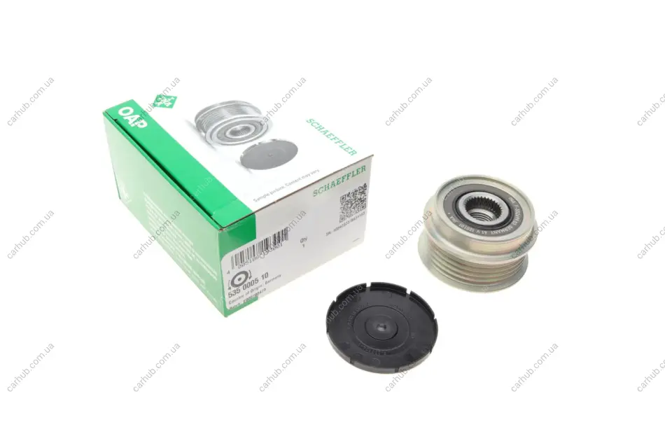 Шків генератора Audi A4/A6/Skoda Superb/VW Passat 1.6-2.0/1.9 TDI 96-05 INA 535 0005 10 (фото 1)
