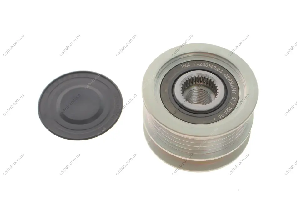 Шків генератора VW T5 1.9/2.5 TDI/Caddy 1.4/1.6i/1.9 TDI 95-09 INA 535 0018 10 (фото 1)