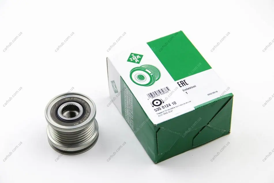Шків генератора VW T5/T6/Caddy/Crafter 2.0TDI 09-, 6PK INA 535 0124 10 (фото 1)