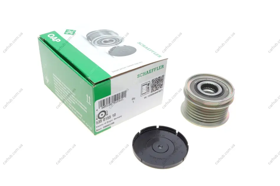 Шків генератора VW Caddy 1.2TSI 10-, 6PK INA 535 0155 10 (фото 1)