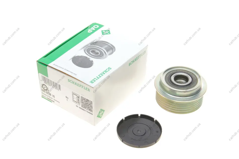 Шків генератора Toyota Yaris 1.4 D-4D 05-12 INA 535 0238 10 (фото 1)