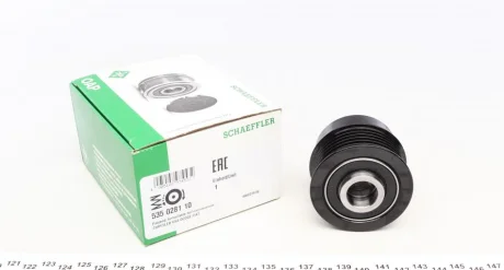 Шків генератора Jeep Patriot 2.0/2.4, 02/07 - 12/17, 115/125kw INA 535 0281 10