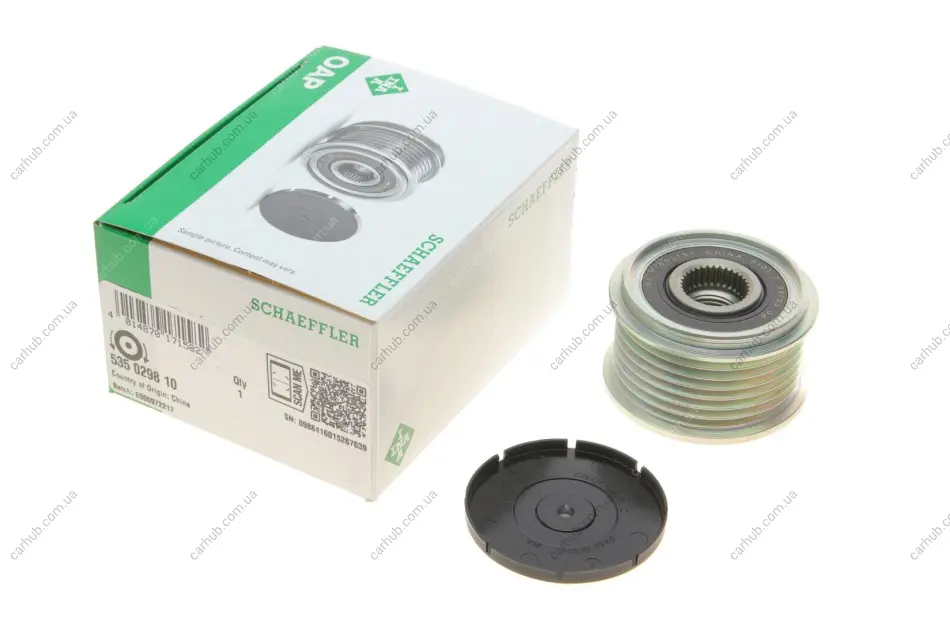 Шків генератора Nissan NP300 Navara 2.3 dCi 15- YS23DDTT INA 535 0298 10 (фото 1)