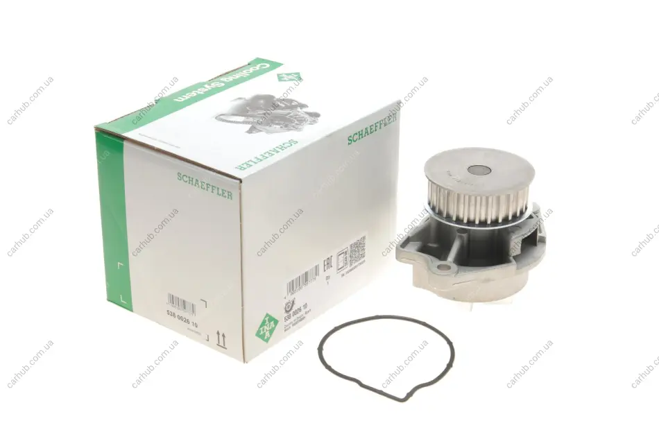 Помпа води VW Caddy II/III/Golf IV/V 1.4i (27z) BCA,BUD,AUA INA 538 0026 10 (фото 1)