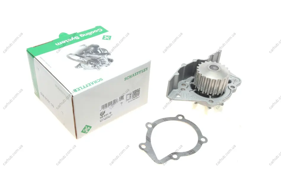Помпа води Fiat Scudo 96-06/Ducato/Peugeot Boxer/406 1.9D/TD/2.0 94-02 INA 538 0151 10 (фото 1)