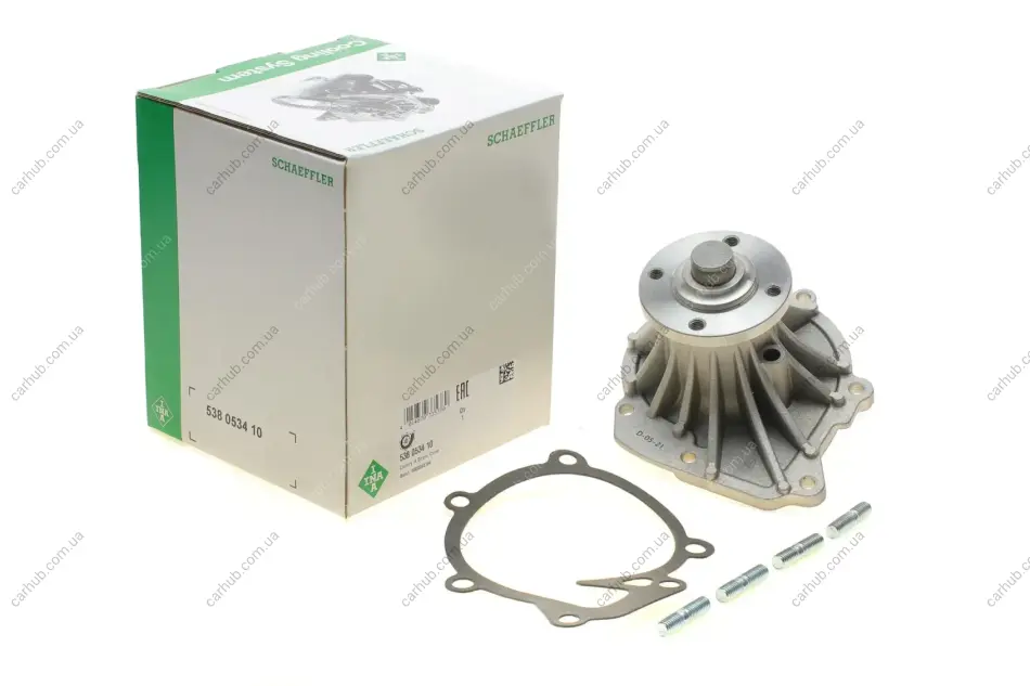 Помпа води Toyota Land Cruiser Prado 3.0D-4D 02-/Hiace IV 2.5D-4D 01-12 INA 538 0534 10 (фото 1)