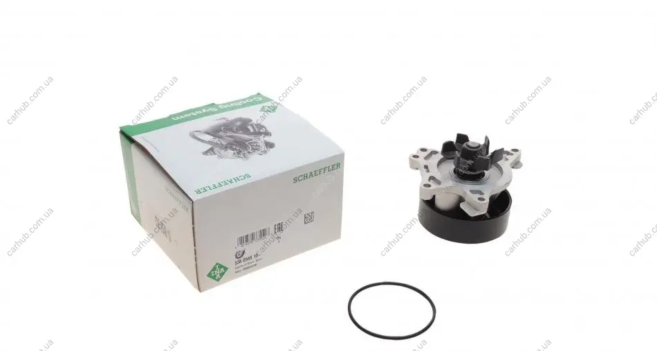 Помпа води Toyota Avensis 00-08/Corolla 1.4-1.8 VVT-i 99-07(для полікліно-ременного приводу) INA 538 0548 10 (фото 1)