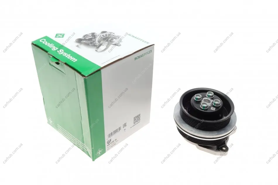Насос охолоджуючої рідини, з ущільненням AUDI A1 SEAT ALHAMBRA, IBIZA IV, IBIZA IV SC, IBIZA IV ST SKODA FABIA II VW BEETLE, CC B7, EOS, GOLF PLUS V, GOLF V 1.4/1.4ALK/1.4CNG 11.05-07.18 INA 538 0732 10 (фото 1)