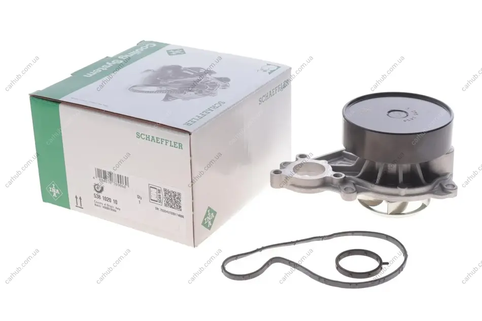 Помпа води BMW 2 (F45)/X1 (F48)/X2 (F39) 1.5/2.0 (B38/B48) 13- INA 538 1020 10 (фото 1)