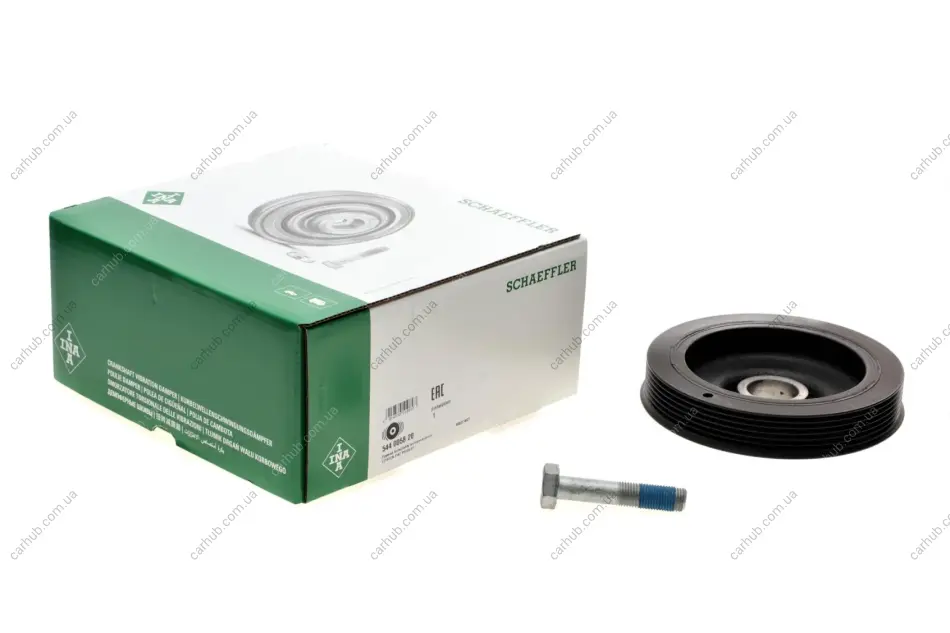 Шків колінвалу Citroen Berlingo/Fiat Scudo/Peugeot Expert/Partner 1.9D/2.0HDi (6PK) (з болтом) INA 544 0058 20 (фото 1)