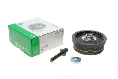 Шків колінвалу BMW 3 (E46/E90)/5 (E60)/X3 (E83) 01-11 (167x76.5) (4PK+6PK) (з болтом), N47/M47 INA 544 0082 20
