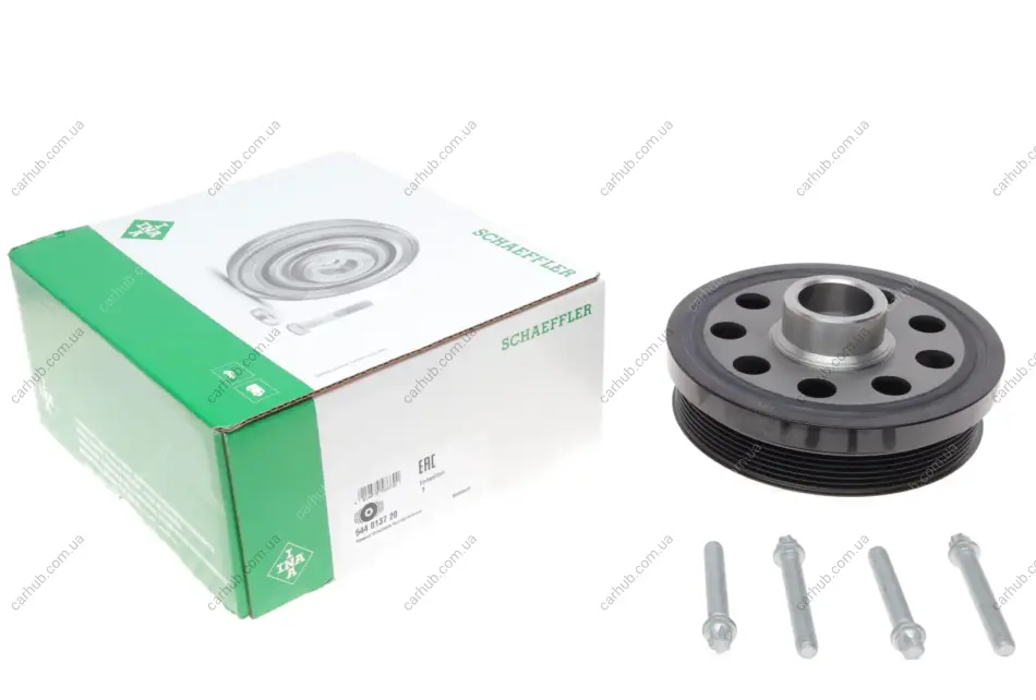 Шків колінвалу BMW 3 (E90/F30/F80)/ 5 (F10) 1.6-2.0 d 07- (з болтом), N47/M47 INA 544 0137 20 (фото 1)