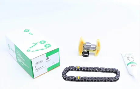 Комплект ланцюга ГРМ Citroen Berlingo 1.6HDI 05- (+ натяжник) (DV6BTED4) INA 559 0106 10