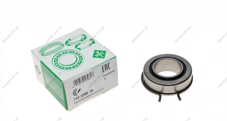 Підшипник КПП VW Caddy III/IV 1.6/2.0 TDI 04-, (F-589518.01) INA 712 2206 10 (фото 1)
