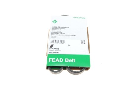 Фото ремень генератора Dacia Logan/Sandero 1.0 SCe 16- (3PK775) INA FB 3EPK775 Ремень генератора Dacia Logan/Sandero 1.0 SCe 16- (3PK775) INA FB 3EPK775