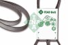 Ремінь генератора VW LT 2.5TDI -06/T4 2.5 91-03/Ford Connect 1.8 TDCi 02-07 INA FB 6PK1718 (фото 1)