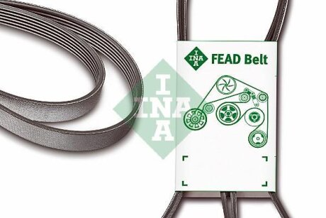 Ремінь генератора VW LT 2.5TDI -06/T4 2.5 91-03/Ford Connect 1.8 TDCi 02-07 INA FB 6PK1718