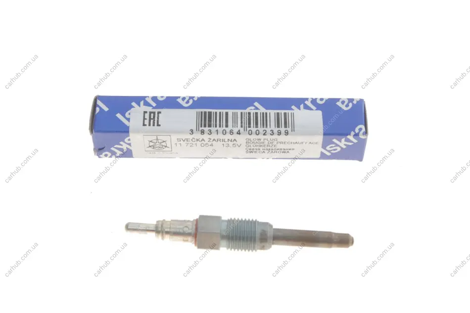 Свічка накалу ALFA ROMEO 145, 146, 147, 156, 166 FIAT BRAVA, BRAVO I, MAREA, MULTIPLA, PUNTO LANCIA KAPPA, LYBRA 1.9D/2.4D 09.97-03.12 ISKRA 11 721 054 (фото 1)