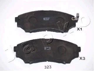 Гальмівні колодки передні FORD RANGER/MAZDA B-SERIE 2.5-3.0 98-15 JAPKO 50323