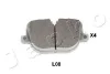 Гальмівні колодки задн. Range Rover III/Sport 4.4D/5.0 09-13 JAPKO 51L08 (фото 1)