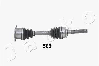 Привідний вал (28/25z D56 L538mm) Прав.перед. L200/PAJERO/SPORT I 2.4-2.5TD/3.0 V6 92-07 JAPKO 62565