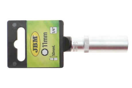 Головка торцева 1/4" 11 мм Long 50 мм JBM 10096
