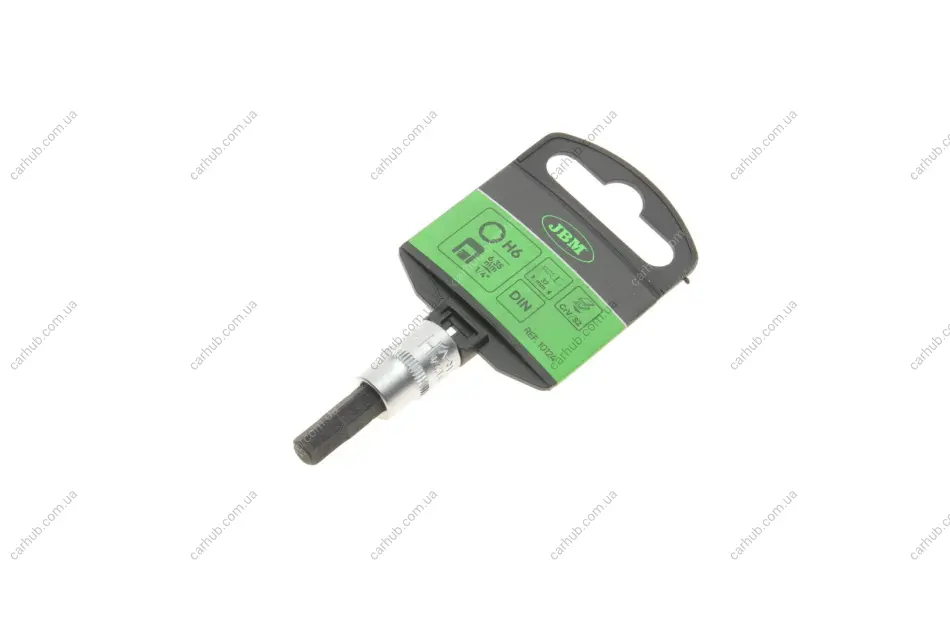 Головка 1/4" зі вставкою Hex 6 JBM 10124 (фото 1)