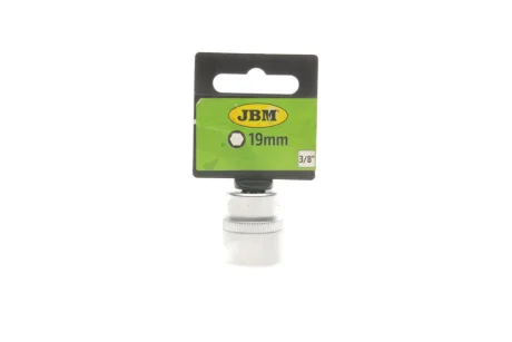 Головка торцева 3/8" 19 мм JBM 10249