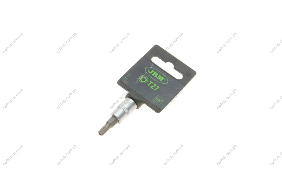 Головка 1/4" зі вставкою Torx TR27 JBM 10277 (фото 1)