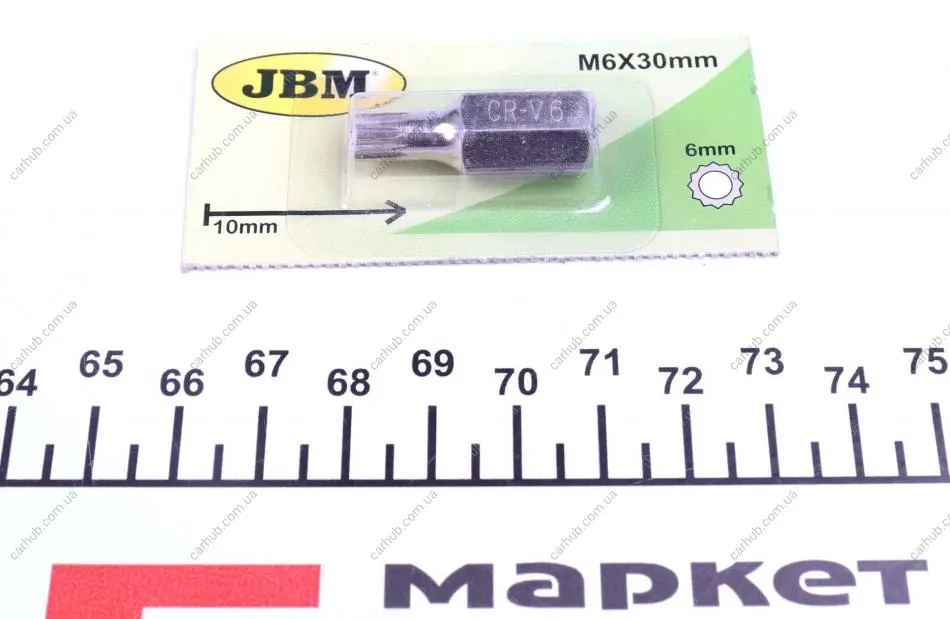 Біта M10 XZN TP6 JBM 10425 (фото 1)