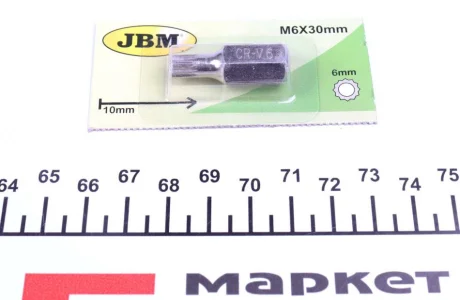 Біта M10 XZN TP6 JBM 10425