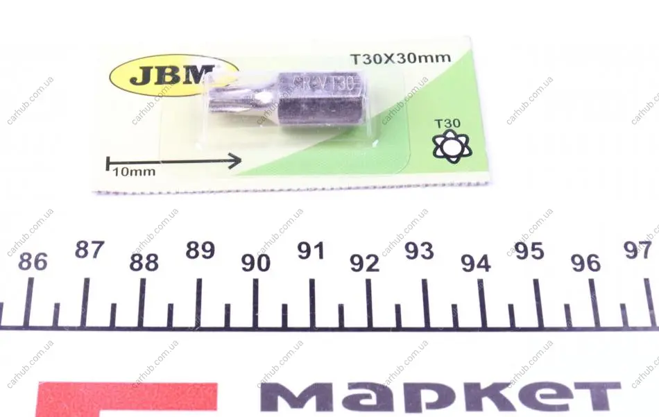 Біта M10 Torx TR30 JBM 10436 (фото 1)