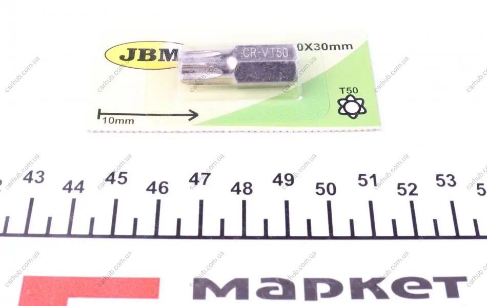 Біта M10 Torx TR50 JBM 10439 (фото 1)